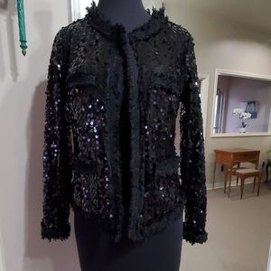 Sans souci black sequin jacket